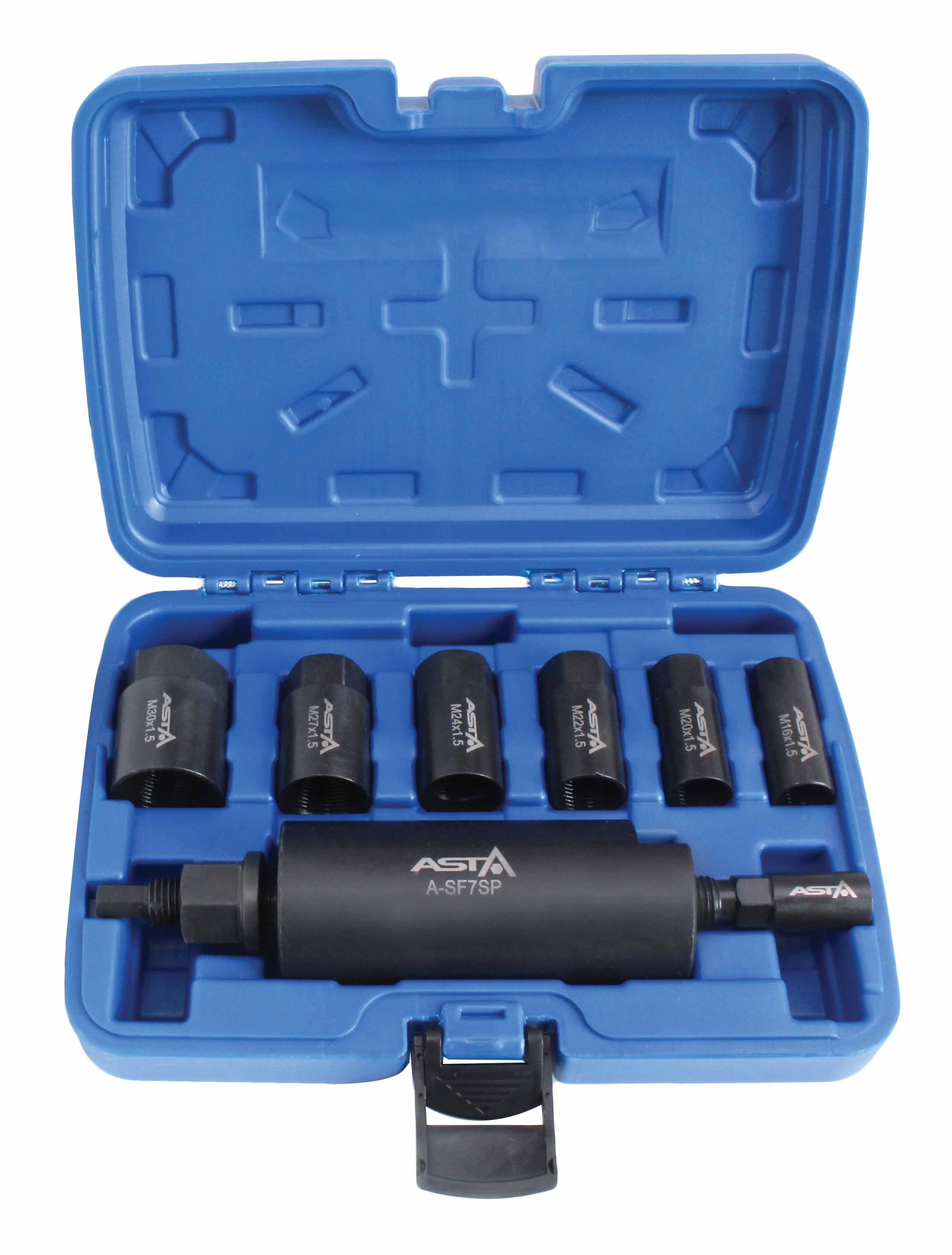 7-Piece Drive Shaft Puller/Extractor Set with 6 Threaded Adapters